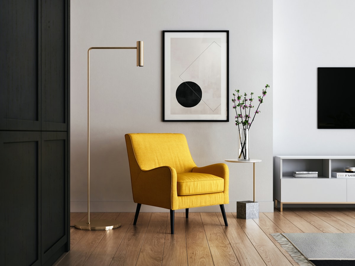 Open living space with floor and walls visible, suitable for empty-room staging